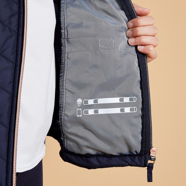 Jacket 500 juni, 14-15 years / 5'2"-5'7" Azul 7-8 ANOS