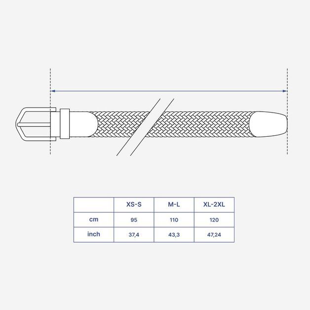 Golf belt sand, xl/2xl Azul GG