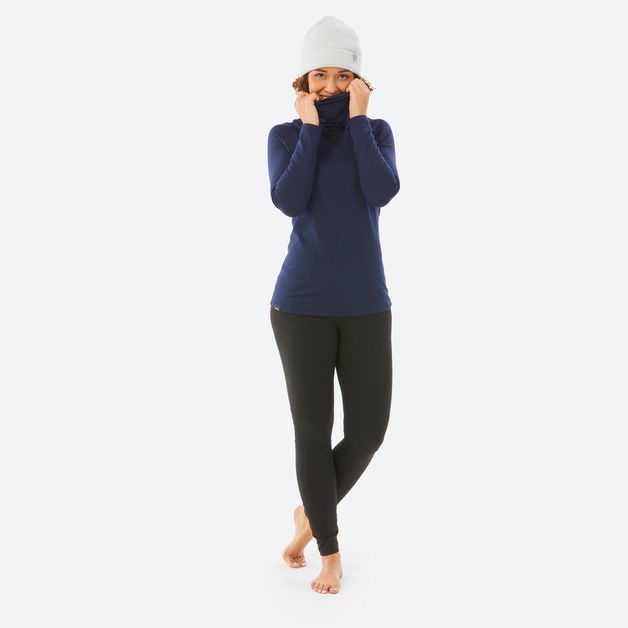 Bl top ski 500 rollneck w ice blue, s Azul P