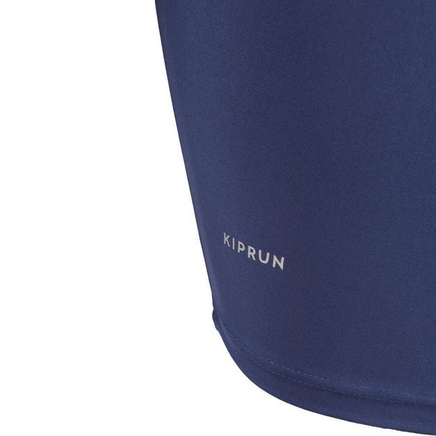Short feminino de corrida Mid Tight, azul, 3G
