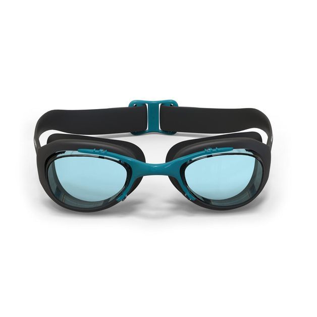 Óculos de Natação - XBase, preto-azul, tamanho ajustável