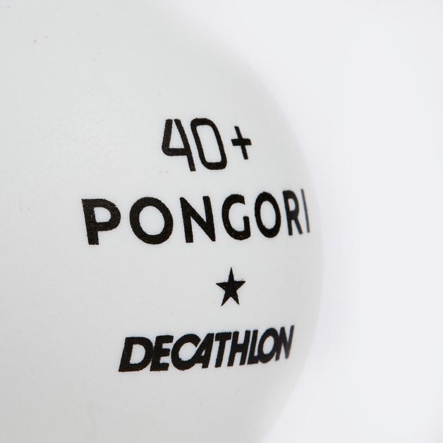 Bola de Ping Pong Pongori TTB 100 (72 unidades), branco, UNICO