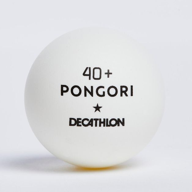 Bola de Ping Pong Pongori TTB 100 (72 unidades), branco, UNICO