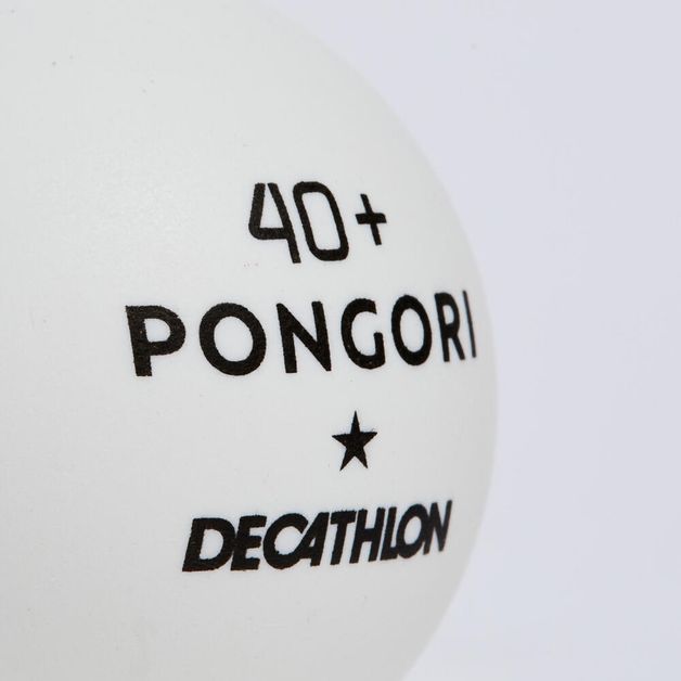Bola de Ping Pong Pongori TTB 100 (72 unidades), branco, UNICO