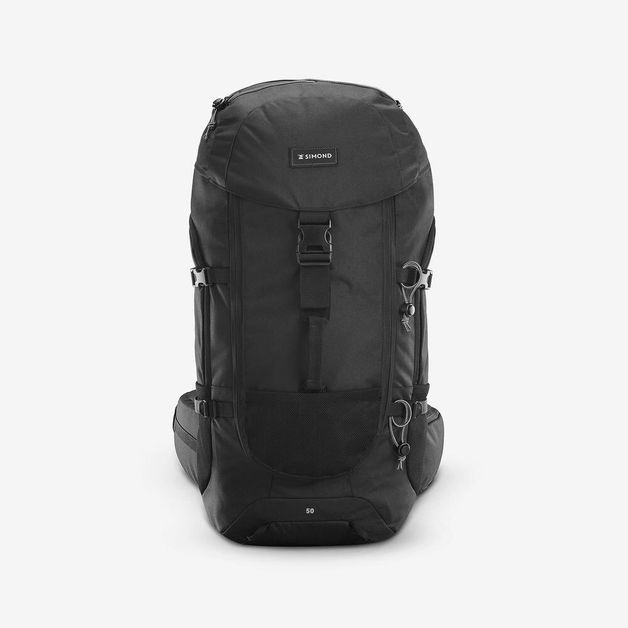 Mochila de Trekking 50L Mt100 Simond, preto, 50L