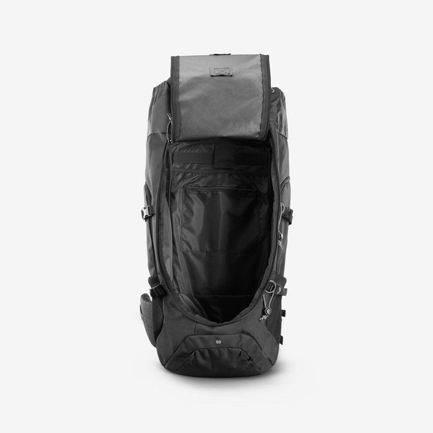 Mochila de Trekking 50L Mt100 Simond, preto, 50L