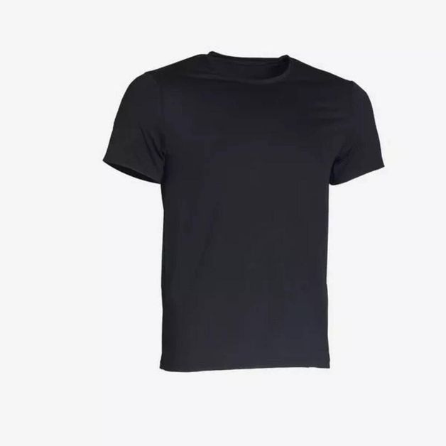 camiseta masculina de academia Tee Vayu Domyos, preta, 3G