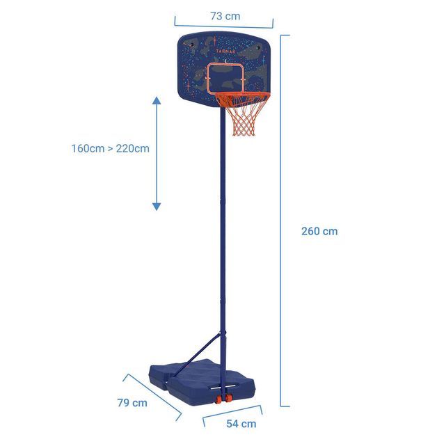 Tabela-de-Basquete-Infantil--B200-Easy--160M-A-220M-
