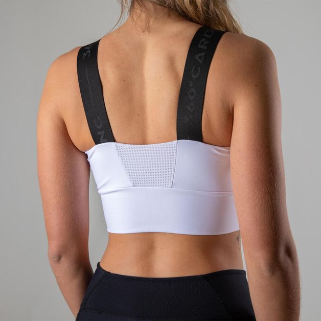 Top-cropped-alca-reta-feminino-de-treino-cardio-500