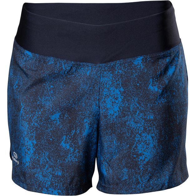 Short-feminino-de-corrida-run-dry-granite-blue-M