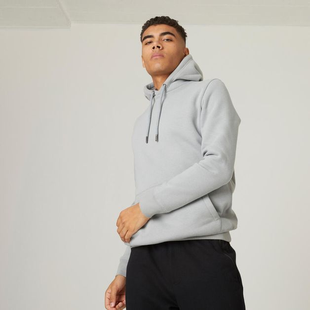 Sweat-hood-500-khaki-m-3xl-Cinza-3G