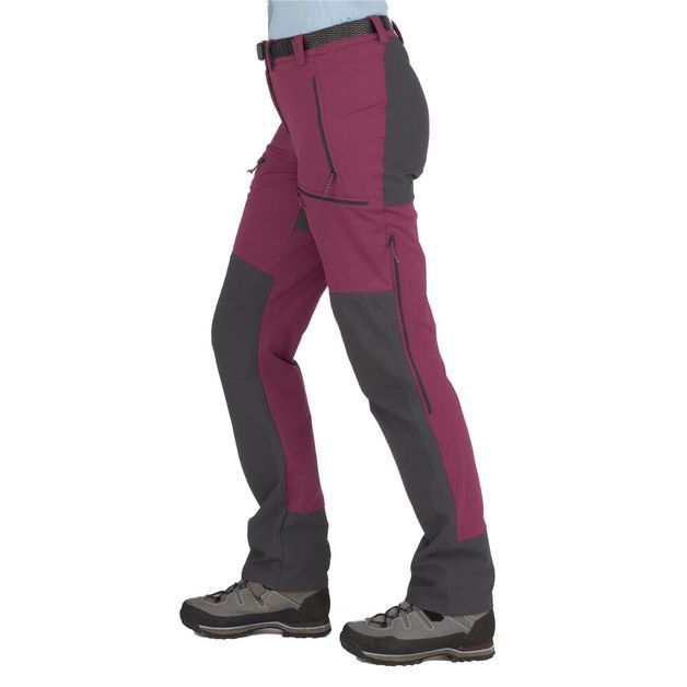 Calca-feminina-de-trekking-Trek-900-vinho-36--L28-