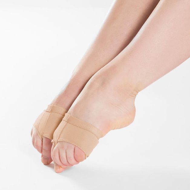 Foot-undies-dance-s-Bege-G