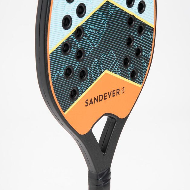 Kit-Raquete-de-Beach-Tennis--em-plastico--BTR-160-laranja-UNICO