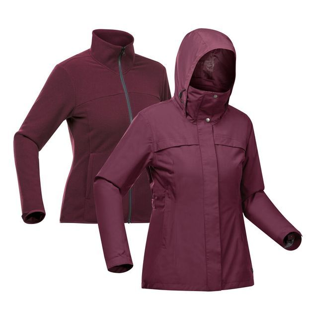 Travel-100-3in1-jacket-w-light-grey-xs-Vinho-M