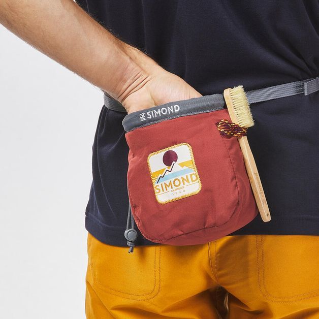 Chalk-bag-size-l-recycled-brown-no-size-Marrom-UNICO