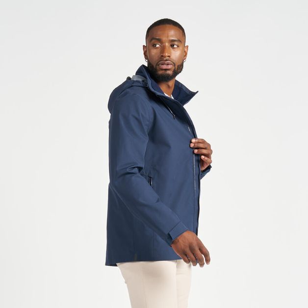 Decathlon | Jaqueta Masculina de Vela Sailing 300 Impermeável Azul