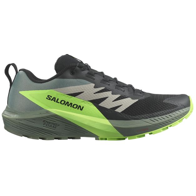Decathlon | Tênis Masculino Salomon Sense Ride 5 Cinza Verde Trail