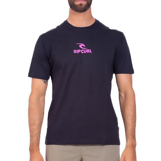 Decathlon | Camiseta Rip Curl Icon SM25 Masculina Preto