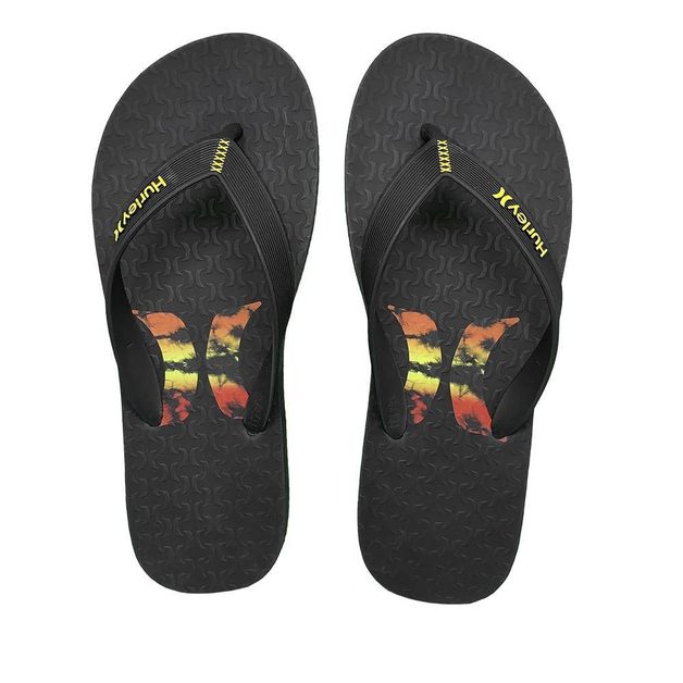 Decathlon | Chinelo Hurley Fusion Masculino Preto/Preto