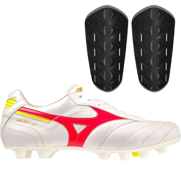 Decathlon | Kit Chuteira Campo Mizuno Morelia Ii Elite + Caneleira