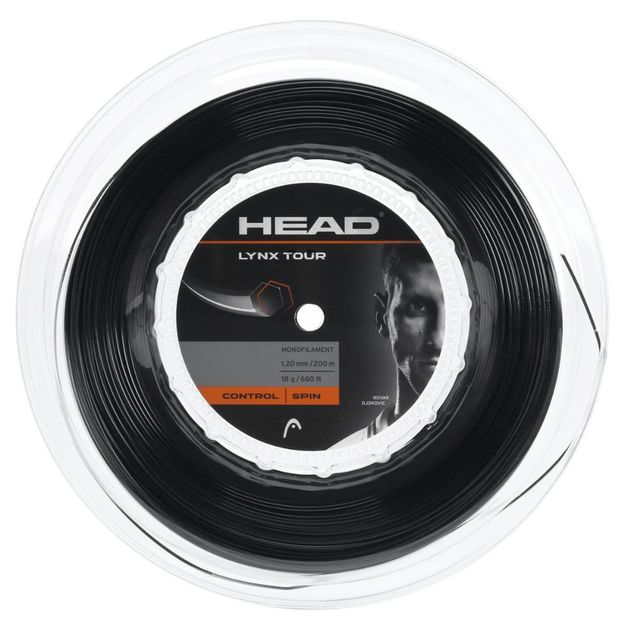 Decathlon | Corda Head Lynx Tour 18L 1.20mm Preta - Rolo com 200