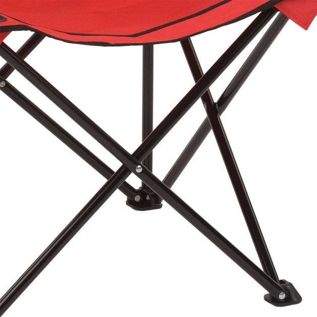 Decathlon | Kit com 2 Cadeiras Dobráveis Vermelha Coleman