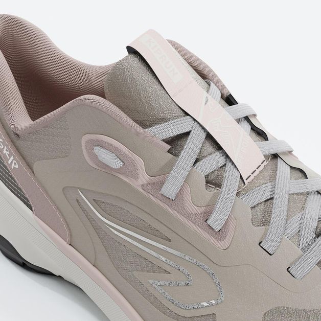 Decathlon | Tênis Feminino de Corrida Jf 190 Grip Kalenji Bege