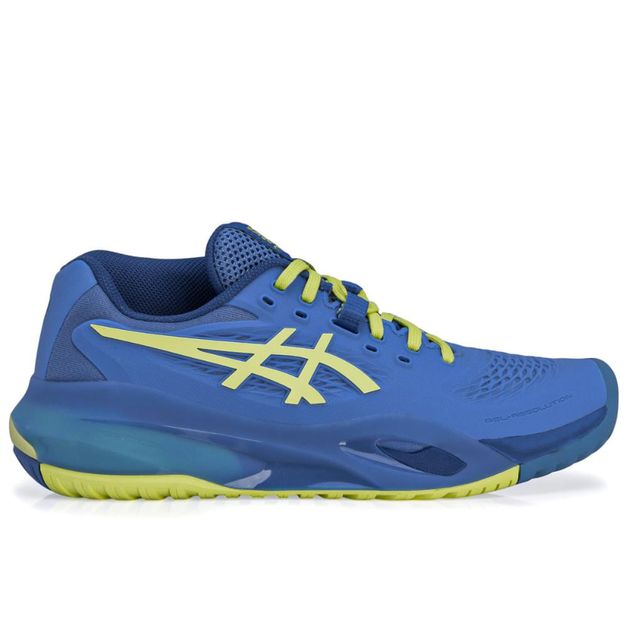 Decathlon | Tênis Asics Gel Resolution X All Court Azul E Limão
