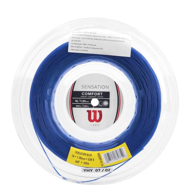 カルディナ　　9060120 Decathlon | Corda Wilson Sensation Blue 16L 1.30mm Azul - Rolo Com