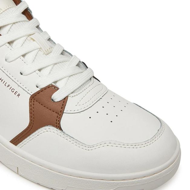 Decathlon | Tênis Tommy Hilfiger TH Basket Core Lite LTH Mix Ecru