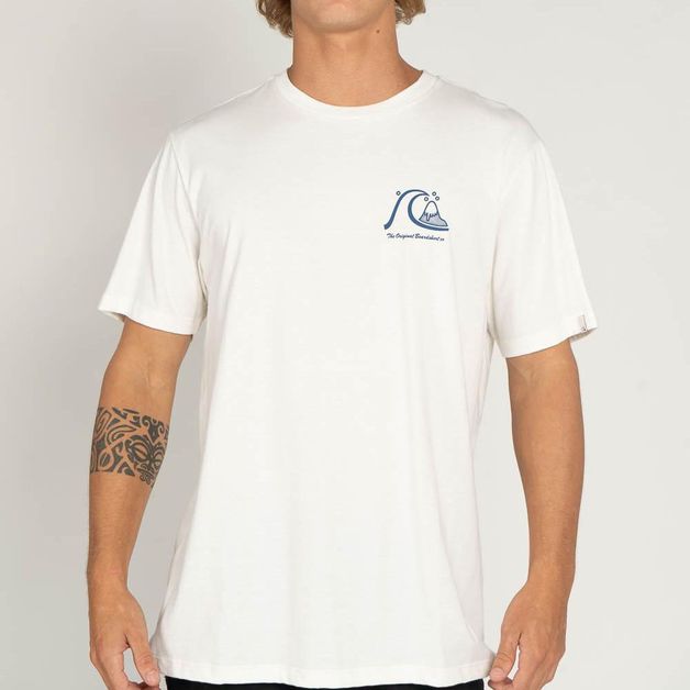 Decathlon | Camiseta Quiksilver The Original WT25 Masculina Snow White