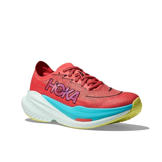 Decathlon | Tênis Masculino de Corrida Mach X2 Hoka Vermelho