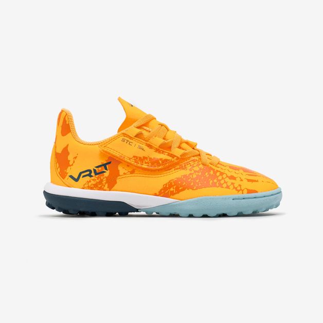 Decathlon | Chuteira Infantil de Society Viralto I easy Kipsta Laranja