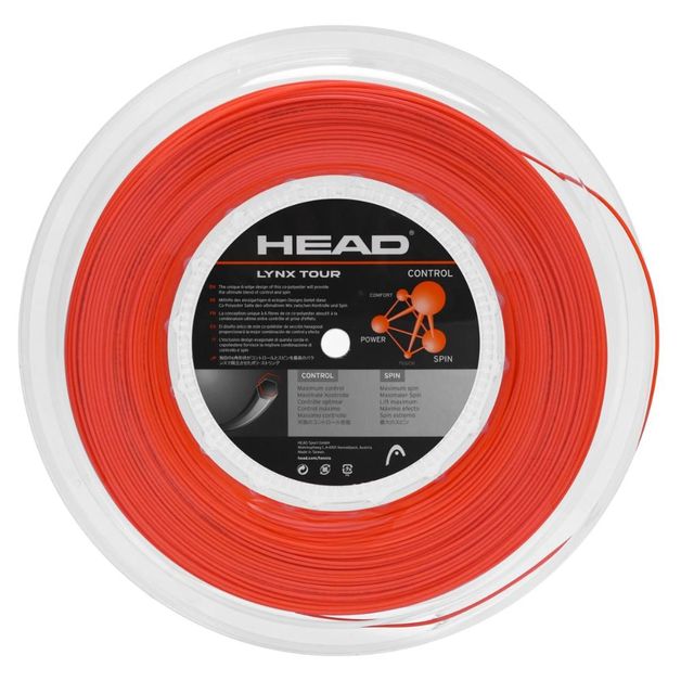 Decathlon | Corda Head Lynx Tour 17L 1.25mm Laranja - Rolo com 200