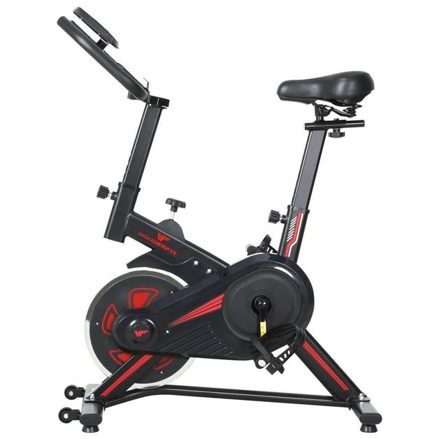 Decathlon | Bicicleta Spinning Mecânica Wonderfit Go Vermelha Roda