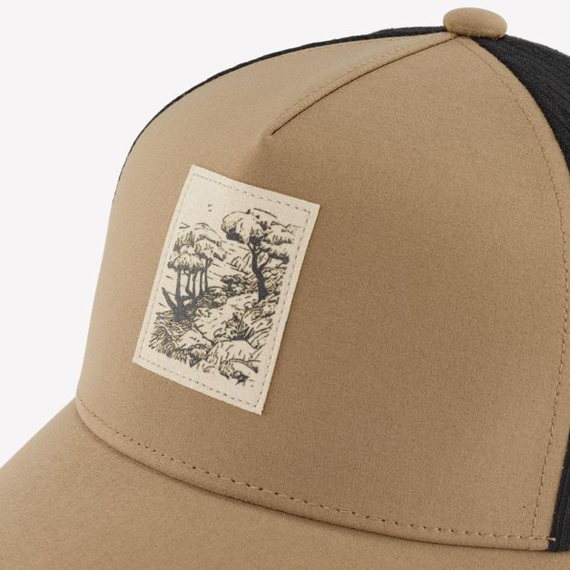 Decathlon | Boné Adulto de Trilha Trucker 500 Forclaz Bege