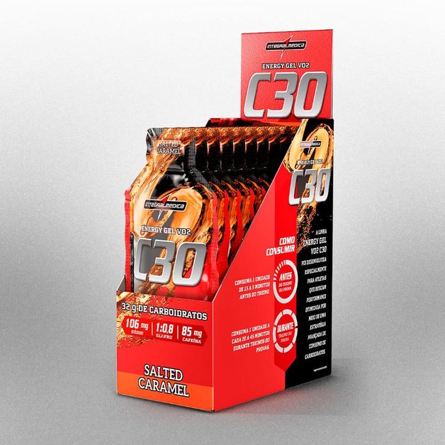 Decathlon | Gel de Carboidrato VO2 Energy Gel C30 com Cafeína 450g