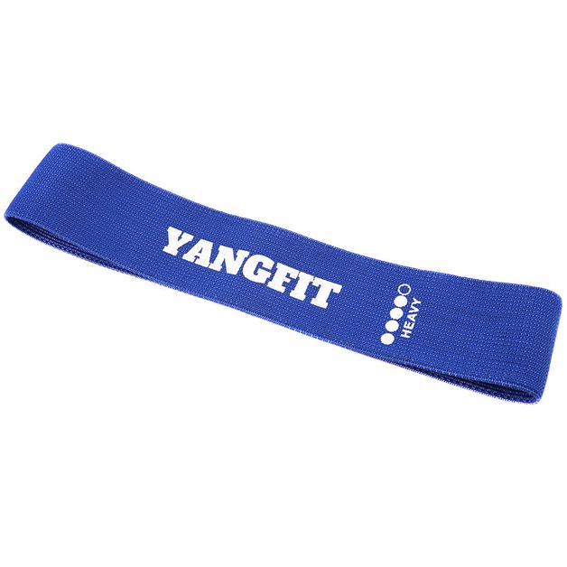 Decathlon | Kit Mini Band Tecido Faixa Elástica 4 Intensidades Yangfit
