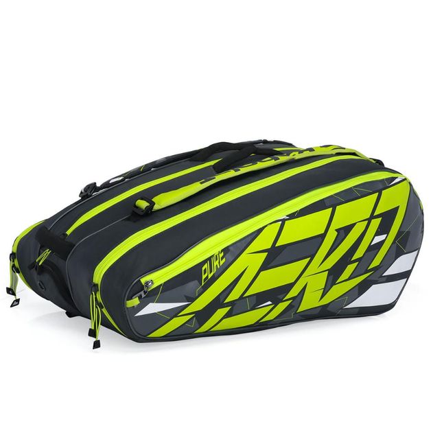 Decathlon | Raqueteira Babolat Pure Aero X12 Preto e Amarelo
