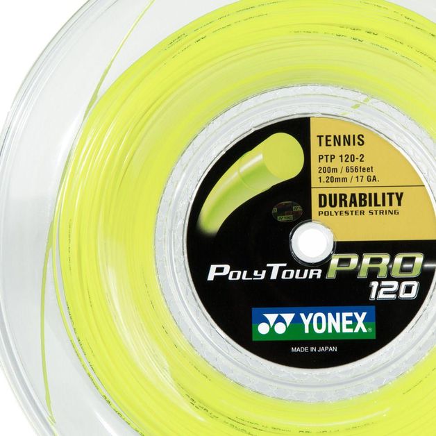 Decathlon | Corda Yonex Polytour Pro 17L 1.20 Amarela - Rolo com