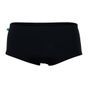 Sunga de natação BR 500 masculina, Preto - Laranja, 3G