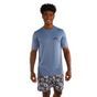 Camiseta Masculina de Surf e Bodyboard Proteção UV50+ Olaian, azul, 3G