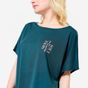 Mdw t-shirt transparent, uk16-18 / eu xl Verde G