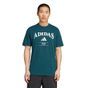 Camiseta Masculina de Tennis Adidas, verde-escuro, G