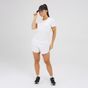 Camiseta Feminina de Corrida Run Dry+ Kalenji, branco-algodão,