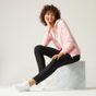 Casaco-com-Capuz-de-Cardio-500-Mulher-Rosa