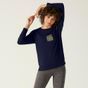 T-shirt-500-ls-gym-women-print-3xl-Azul-marinho-escuro-3G