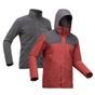 Jaqueta-masculina-de-trekking-Travel-100-3-em-1-vermelho-3G